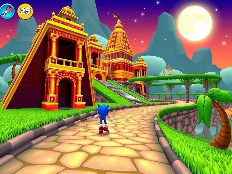 Temple Run Miniplay Sonic Gameplay Screenshot