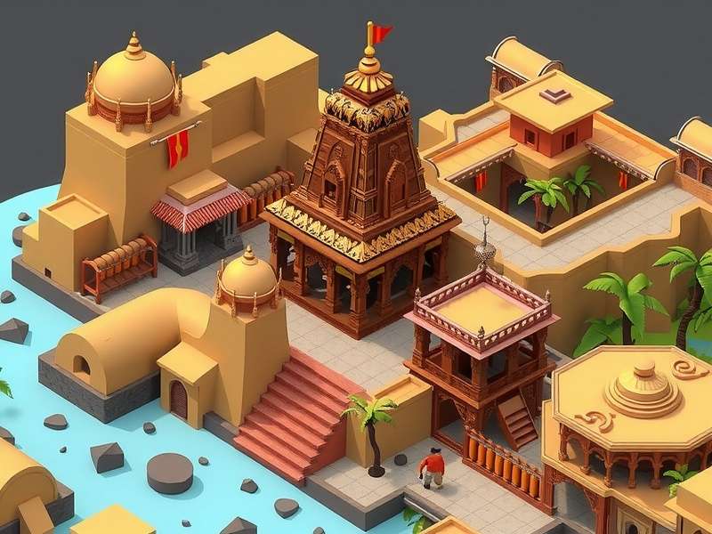 Temple Run एनवायरनमेंट एसेट्स