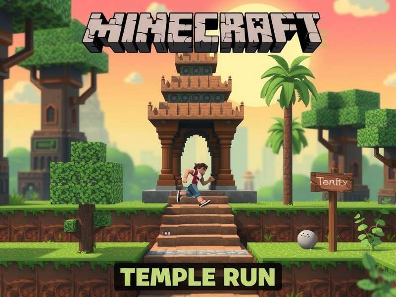 Minecraft Temple Run Skin Preview