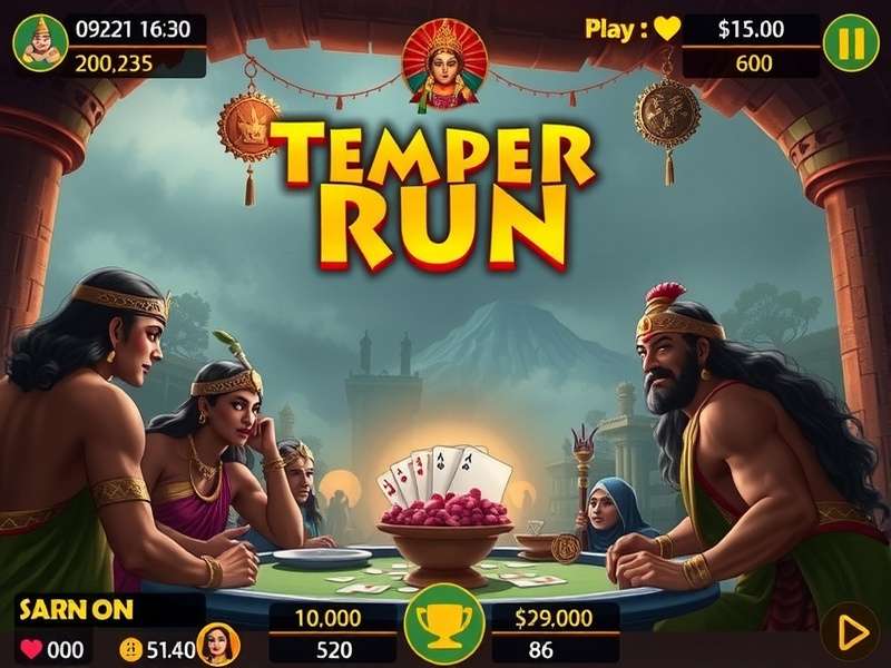 Temple Run Winning Poker गेमप्ले