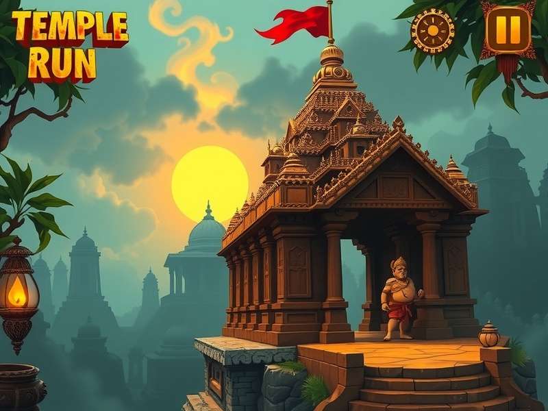 Temple Run Minion Action Scene