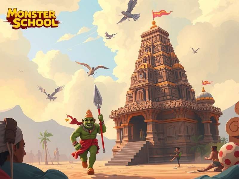 Monster School Temple Run characters