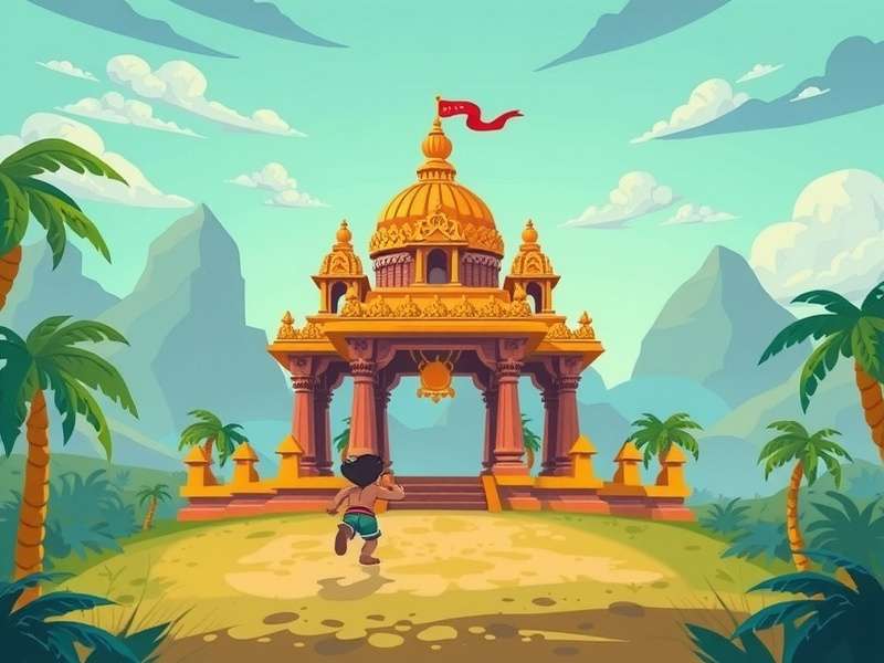 Temple Run Mane Kids गेमप्ले स्क्रीनशॉट