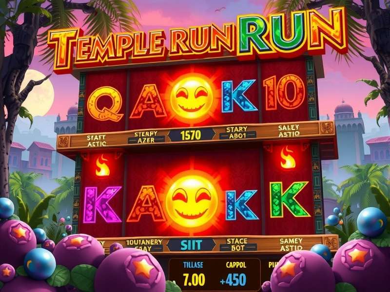 Temple Run Slot गेम इंटरफेस