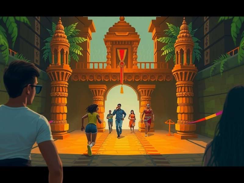 Temple Run 01 Gameplay Screenshot