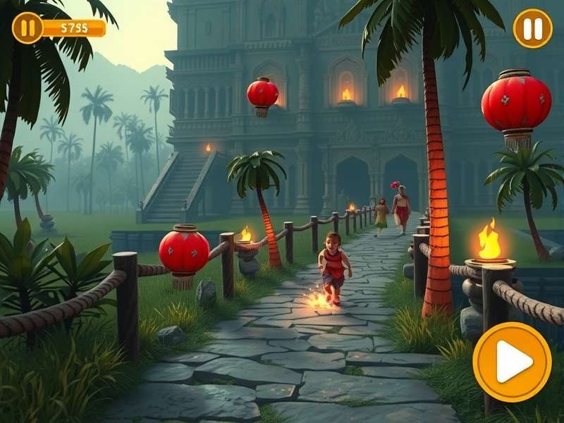 Temple Run Miniplay FNAF गेमप्ले