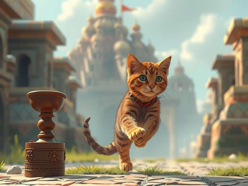 Temple Run Mane Kitten गेमप्ले