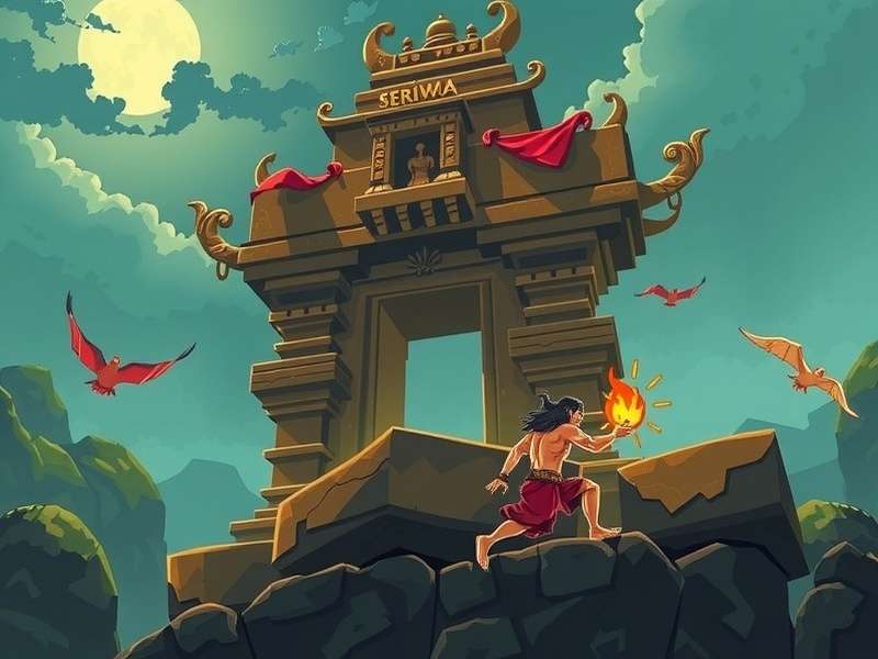 याका मैन टेम्पल रन गेमप्ले