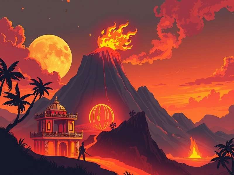 Temple Run Volcano Island Gameplay Screenshot