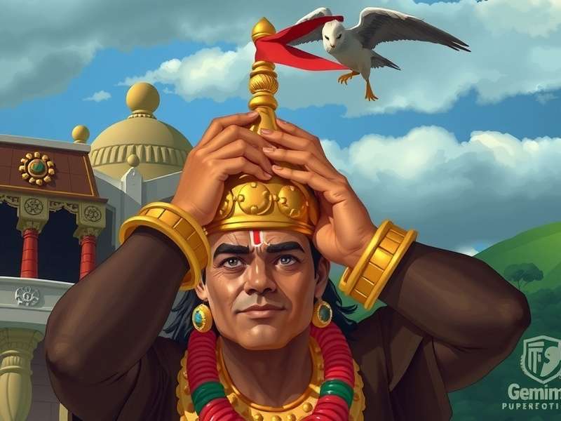 Temple Run में Crown इंस्टॉल करने का दृश्य