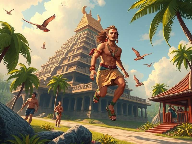 Temple Run 2 RTX गेमप्ले स्क्रीनशॉट