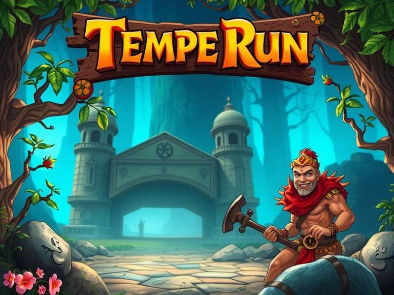 Temple Run Spiele Affe गेम इंटरफेस