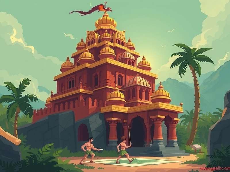 Temple Run Beast Land गेमप्ले स्क्रीनशॉट