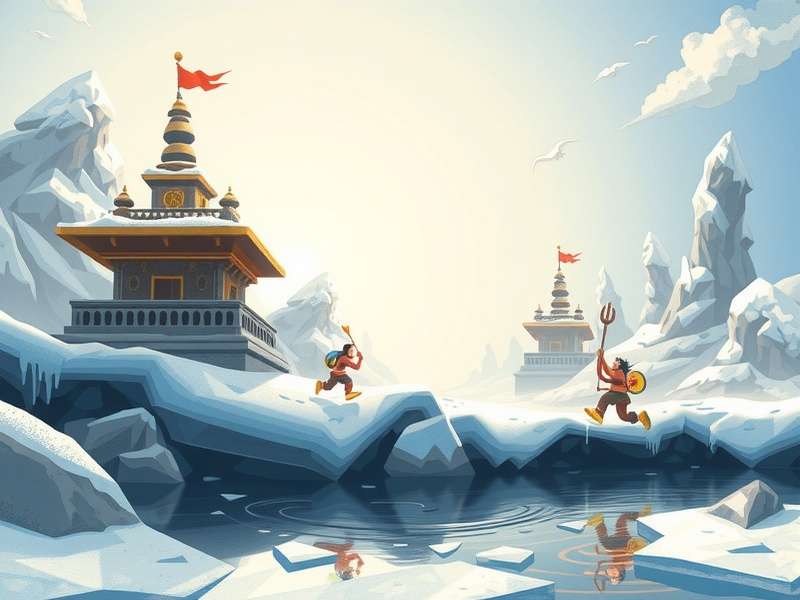 Temple Run Ice Version गेमप्ले