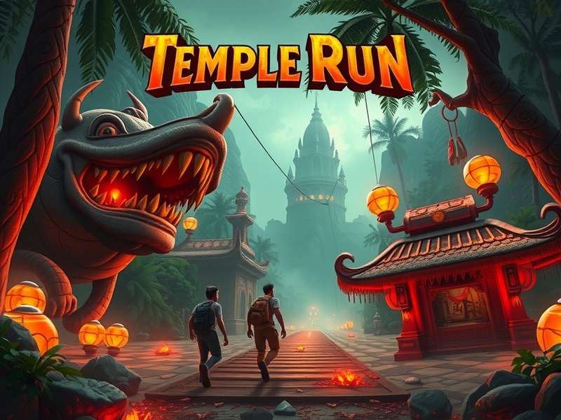 Temple Run 1 Gameplay Screenshot