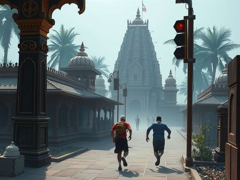 Temple Run in JE Gameplay Screenshot