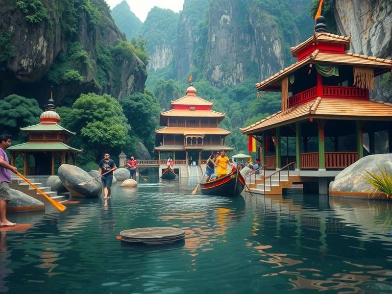 Temple Run Water Sounds Visual Experience
