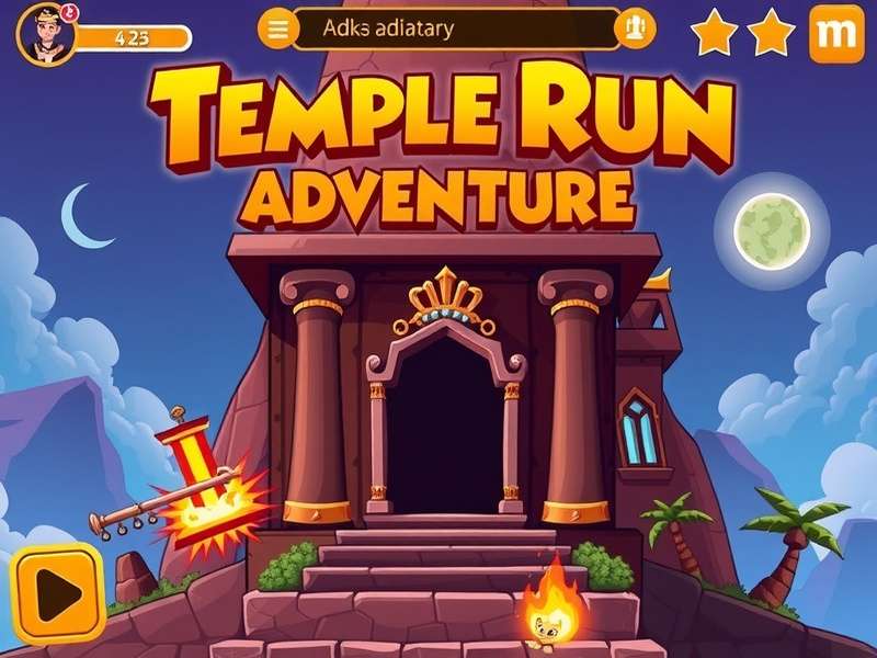 Temple Run Adventure Game Screenshot