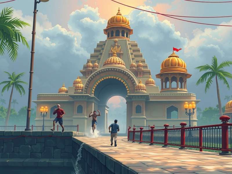Temple Run 96 Gameplay Screenshot