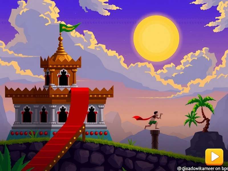Temple Run 256x256x256 गेमप्ले
