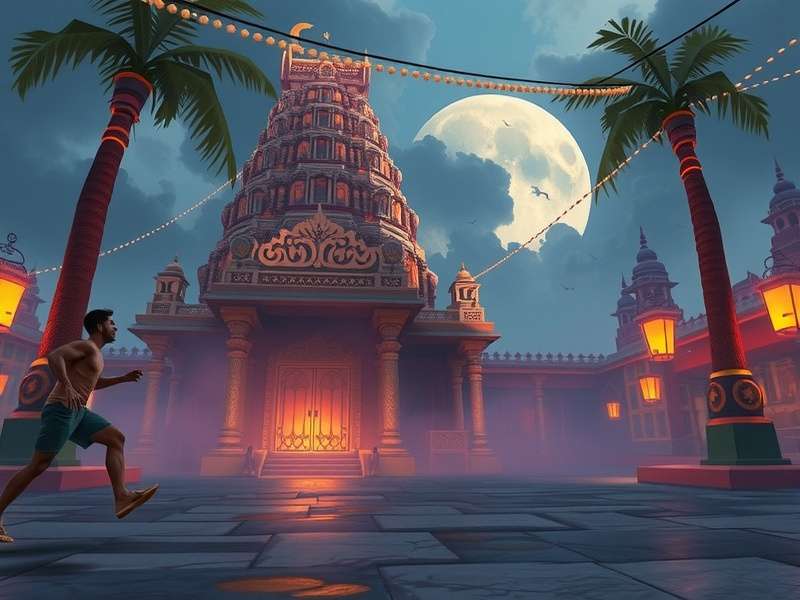Temple Run 0zon गेमप्ले स्क्रीनशॉट