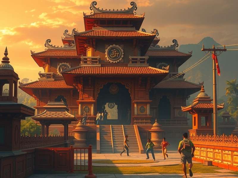 Temple Run Botsuraku गेमप्ले
