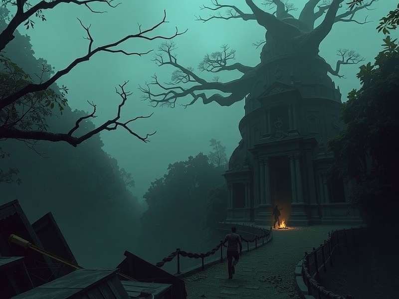 Temple Run Dark Forest Gameplay Screenshot