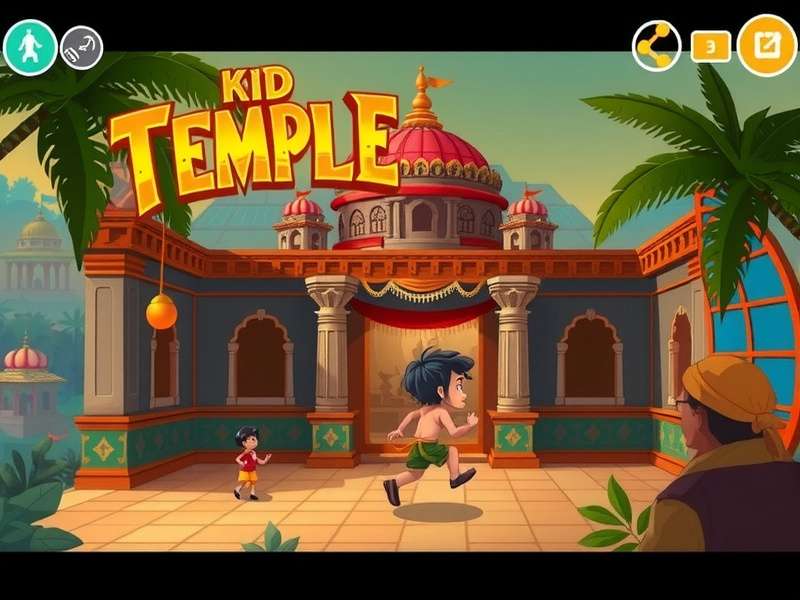 Kid Temple Run Game Screenshot