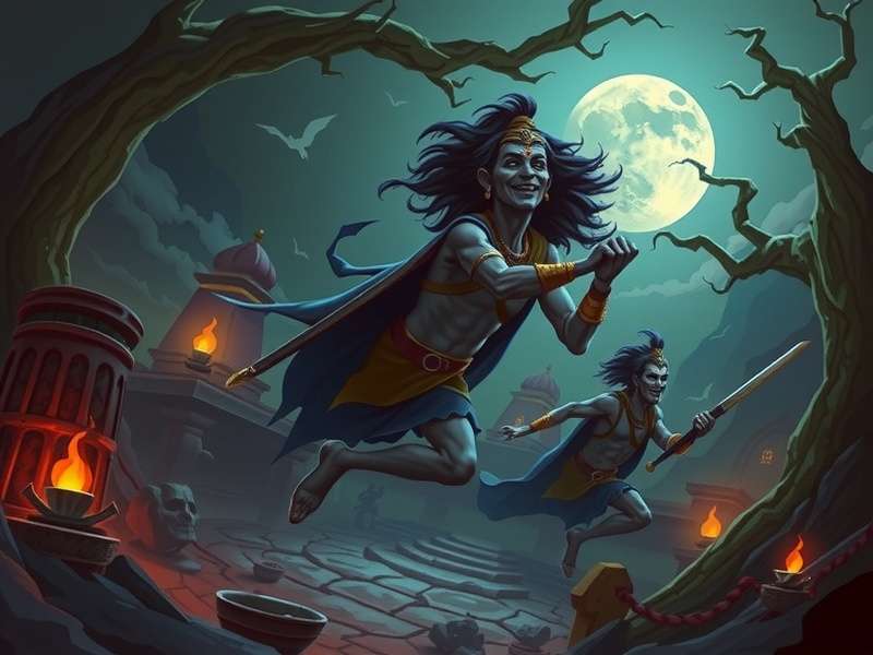 Temple Run Spooky Summit gameplay screenshot