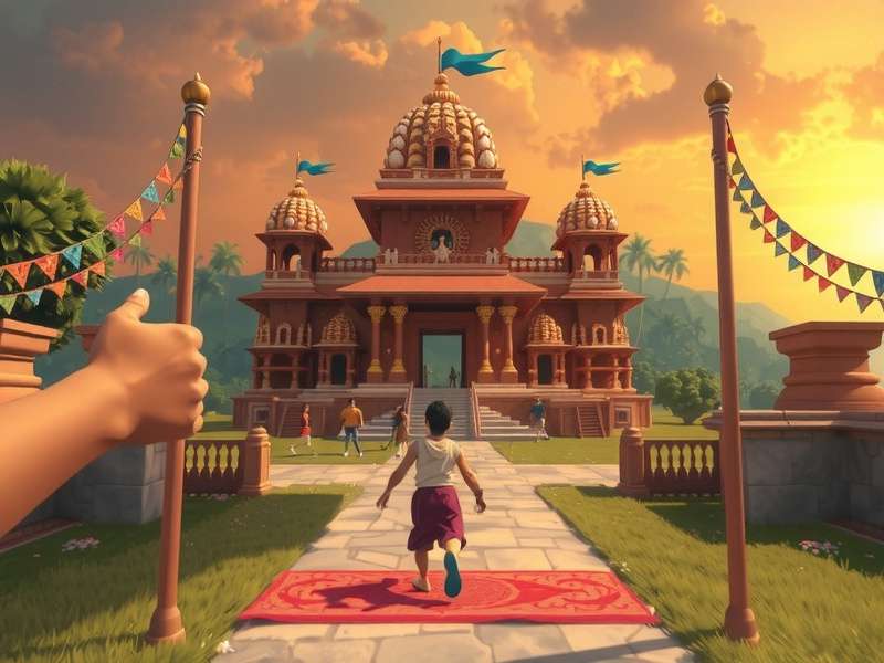 Temple Run Kiziks गेमप्ले स्क्रीनशॉट