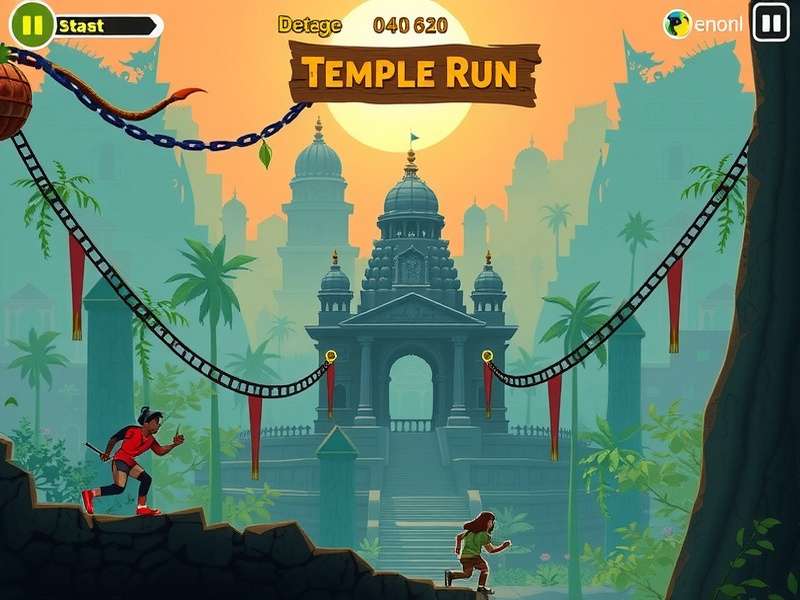 Temple Run Gameplay Screenshot