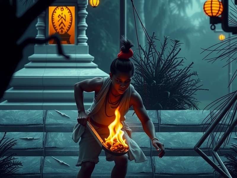 Temple Run Souls Like गेमप्ले