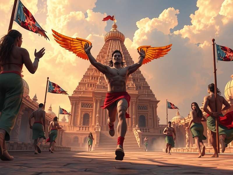 Temple Run Resurrection Wings Gameplay