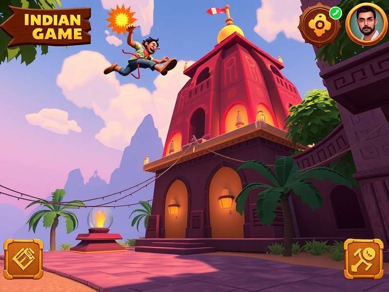 Temple Run Unity 3D गेमप्ले स्क्रीनशॉट
