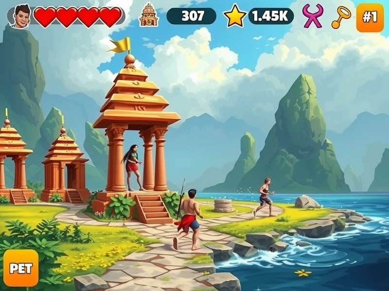 Temple Run Games LOL Gameplay