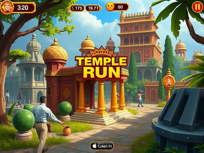 Temple Run Gameplay Screenshot