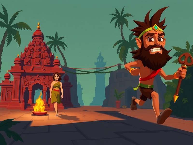 Temple Run Animation Idle State Example