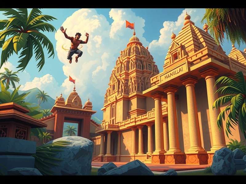 Temple Run 2D गेमप्ले स्क्रीनशॉट