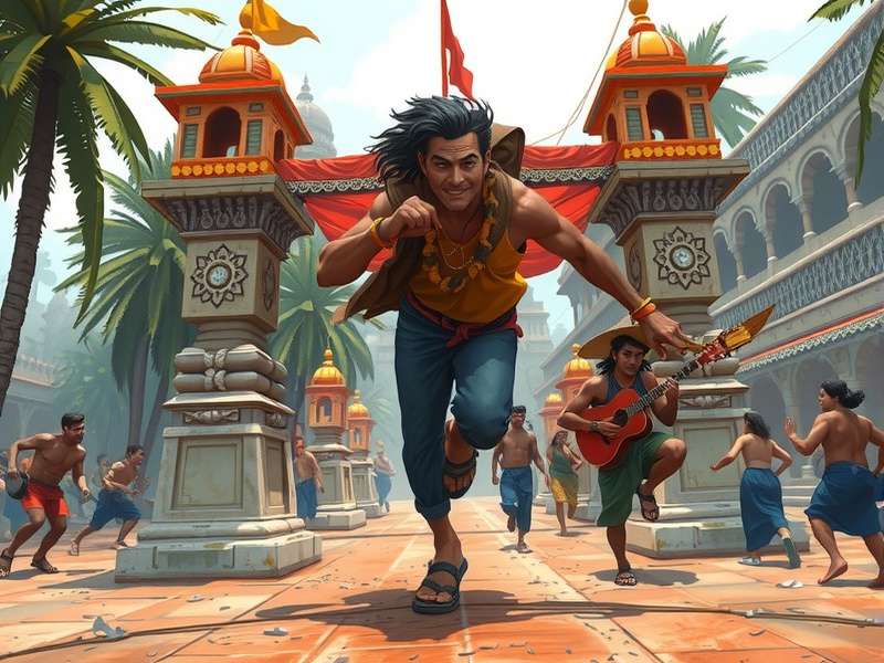 Temple Run 90s Bands गेमप्ले स्क्रीनशॉट
