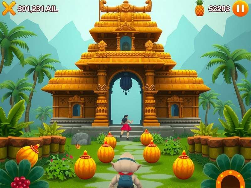 Temple Run Miniplay Melon Gameplay