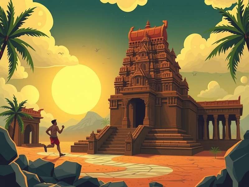 Ashwin Games World Temple Run Gameplay