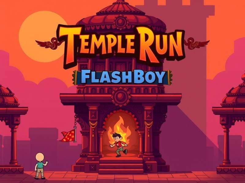 Temple Run Flashboy Gamestop Promo इन-गेम स्क्रीनशॉट