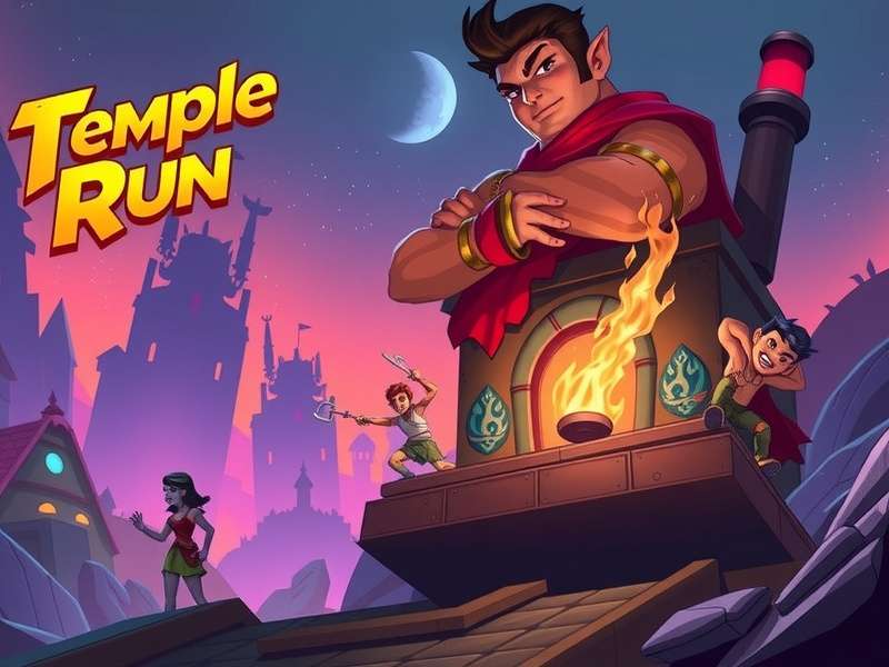 Temple Run Flashboy कैरेक्टर गेमप्ले