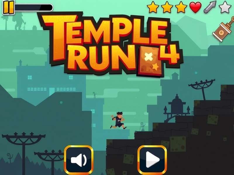 Concept art for Temple Run 4 showing new environments and characters