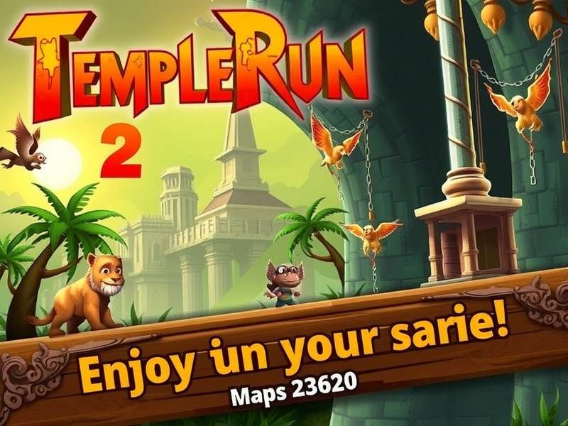 Temple Run 2 gameplay screenshot showcasing the Androidapksfree app interface
