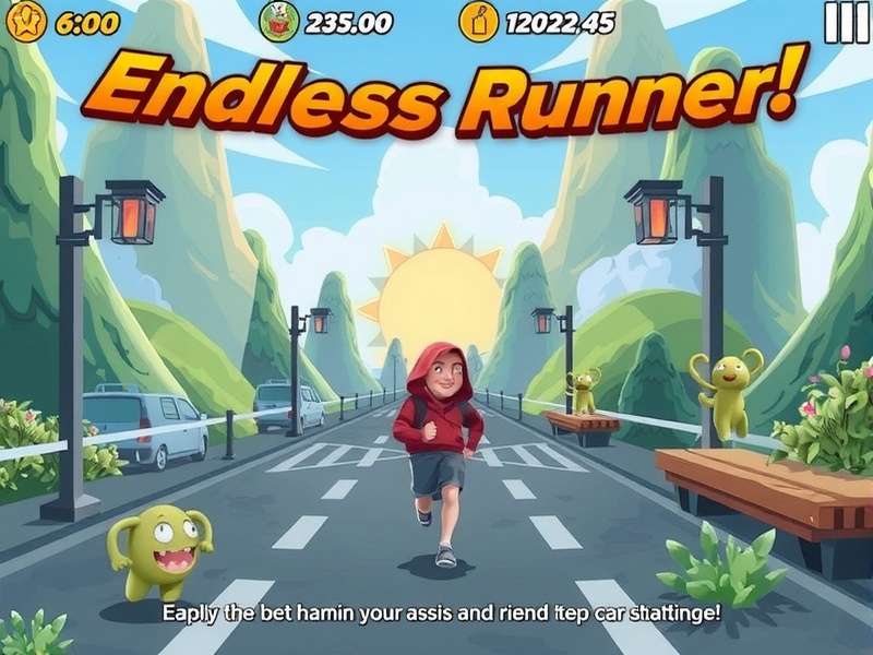 Temple Run 2 gameplay screenshot showing character running on ropes over a canyon