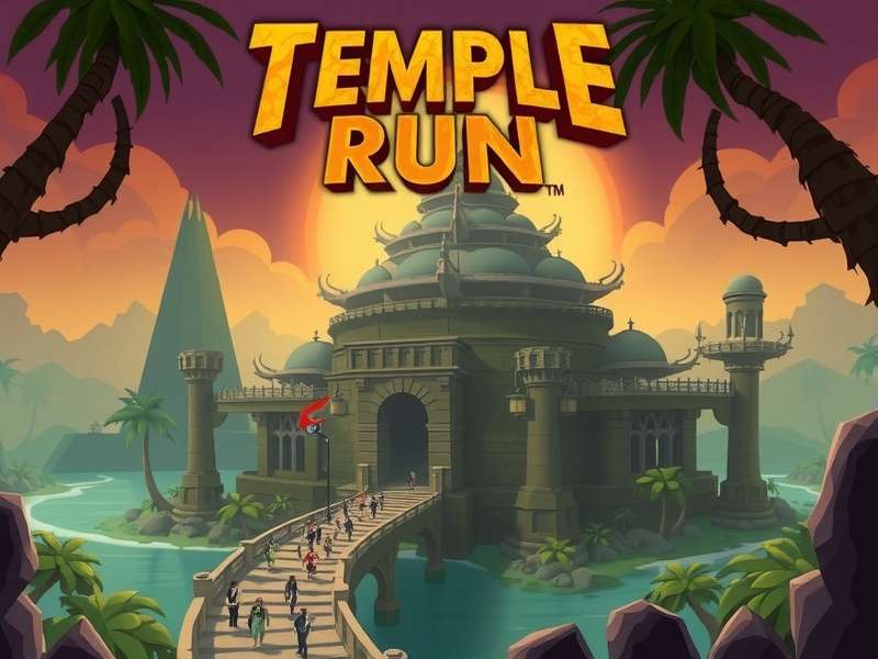Infographic showing Temple Run evolution from 2011 to 2024