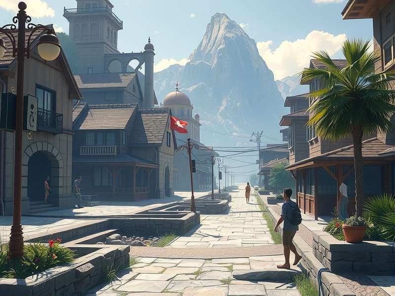 Dynamic collage of Temple Run characters in various environments
