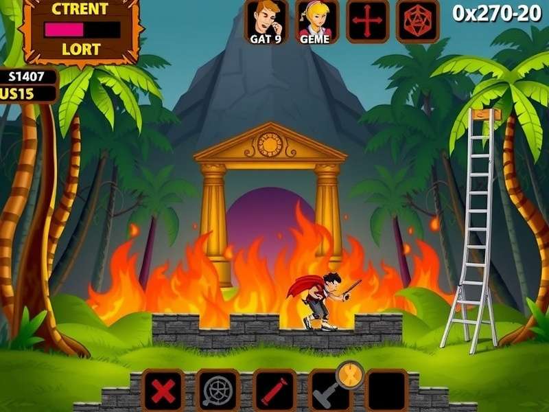 Visual analysis of a Temple Run 2 character moments before crashing into an obstacle