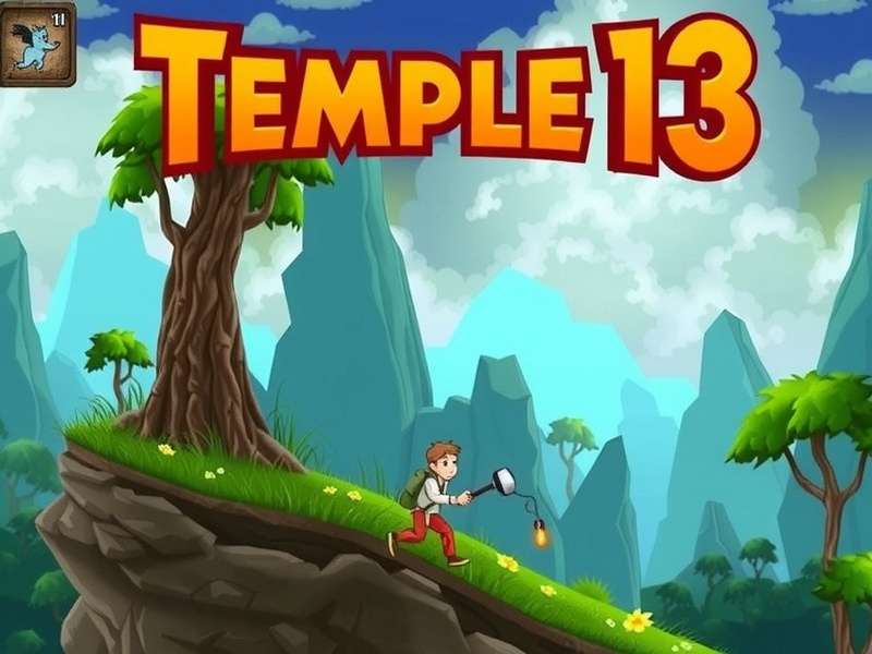 Temple Run 3 Gameplay on PC with iOS 13 interface